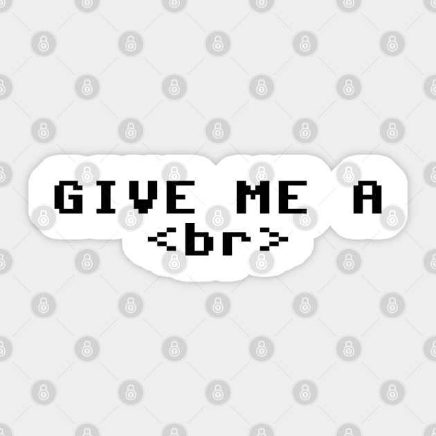 Give Me A <br> Sticker by SHIP